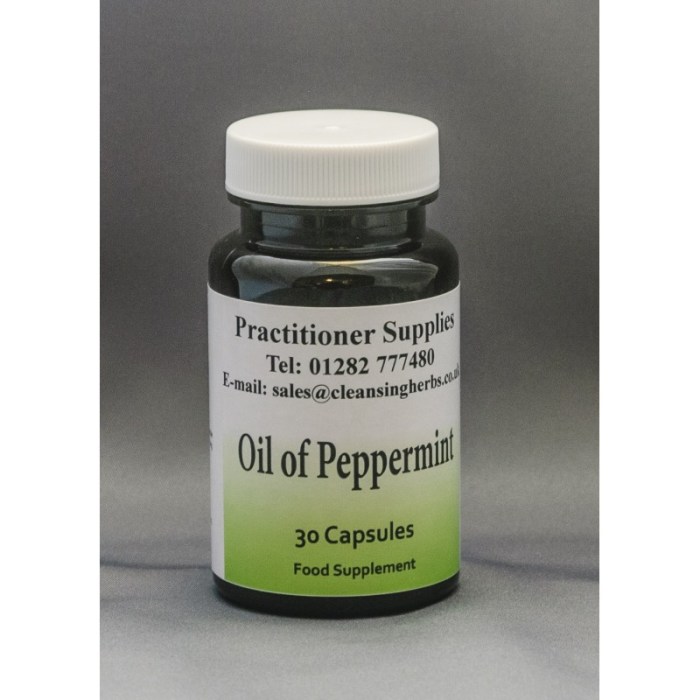 Peppermint oil essential organic
